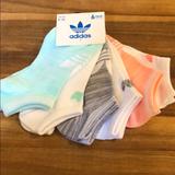 Adidas Accessories | Adidas Womens Socks | Color: Green/Pink | Size: 5-10