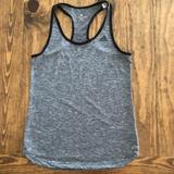 Adidas Tops | Adidas Climalite Racerback Tank- Grey/Black- Euc | Color: Black/Gray | Size: S