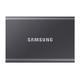 Samsung Portable SSD T7, 2 TB, USB 3.2 Gen.2, 1.050 MB/s Lesen, 1.000 MB/s Schreiben, Externe SSD Festplatte für Mac, PC, Smartphone und Spielkonsole, Grau, MU-PC2T0T/WW