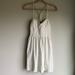 American Eagle Outfitters Dresses | American Eagle Off White Dress Flower Lace Top | Color: Cream/White | Size: S