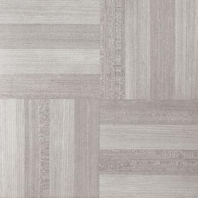 Sterling 12" x 12" Self Adhesive Vinyl Floor Tile - 45 Tiles/45 sq. Ft by Achim Home Décor in Grey Wood