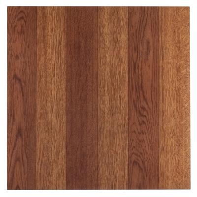 Sterling 12" x 12" Self Adhesive Vinyl Floor Tile - 45 Tiles/45 sq. Ft by Achim Home Décor in Medium Oak