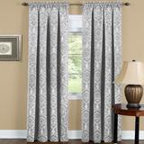 Wide Width Sutton Window Curtain Panel by Achim Home Décor in Silver (Size 52" W 63" L)