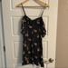 American Eagle Outfitters Dresses | American Eagle Black Floral Dress | Color: Black/Pink | Size: S