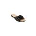 Women's The Abigail Slip On Sandal by Comfortview in Black (Size 7 1/2 M)