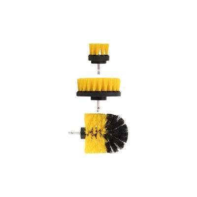 All Purpose Power Scrubber Drill Cleaning Brush Kit (3-piece) 3pc set Multi-color