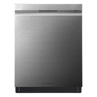 LG SIGNATURE Top Control Built-In Tall Tub Smart Dishwasher with Wi-Fi Enabled in Textured Steel, EN