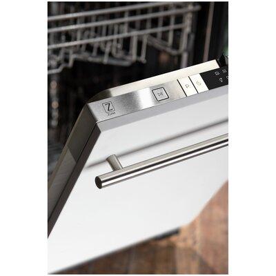 ZLINE Kitchen and Bath Top Control 24" 40 dBA Built-in Fully Intergrated Dishwasher DW-BG-H-24 Finis