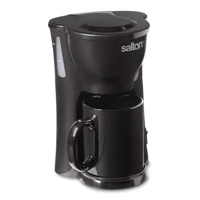 Salton Space-Saving Coffee Maker, Black, 1 CUP