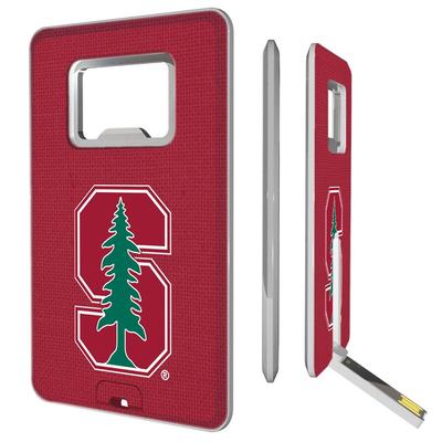 "Stanford Cardinal 16GB Credit Card Style USB Bottle Opener Flash Drive"