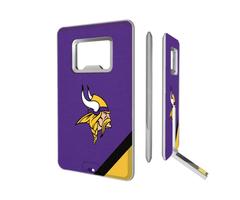 Minnesota Vikings Diagonal Stripe Credit Card USB Drive & Bottle Opener