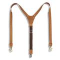 Braces Camel Brown Leather Flex Skinny 2 cm| Wiseguy Original