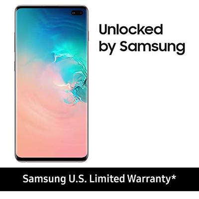 Samsung Galaxy S10+ Plus Unlocked Phone with 512GB, Ceramic White