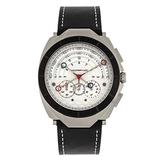 Morphic M79 Series Quartz Black Genuine Leather Silver Chronograph Men's Watch MPH7904 screenshot. Watches directory of Jewelry.