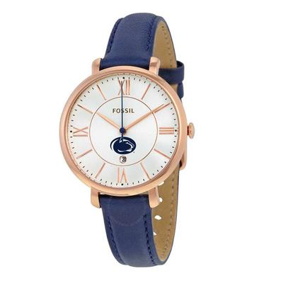 "Fossil Penn State Nittany Lions Women's Jacqueline Leather Watch"