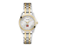 Maryland Terrapins Women's Classic Two-Tone Round Watch - Silver/Gold