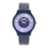 Crayo Unisex Trinity Blue Leatherette Strap Watch 36mm - Blue screenshot. Watches directory of Jewelry.