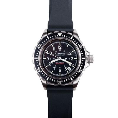 "Marathon Watch Watches Search and Rescue Divers Automatic Wristwatch Gsar Black NSN 6645-21-558-013