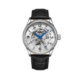 Stuhrling Men's Black Leather Strap Watch 42mm - Black screenshot. Watches directory of Jewelry.