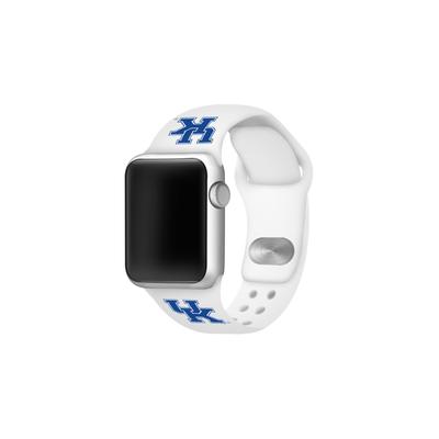 Game Time NCAA 42/44mm Apple Watch Silicone Band White 42mm/44mm Kentucky Wildcats