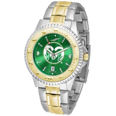 SunTime Colorado State Rams Competitor AnoChrome Two Tone Watch