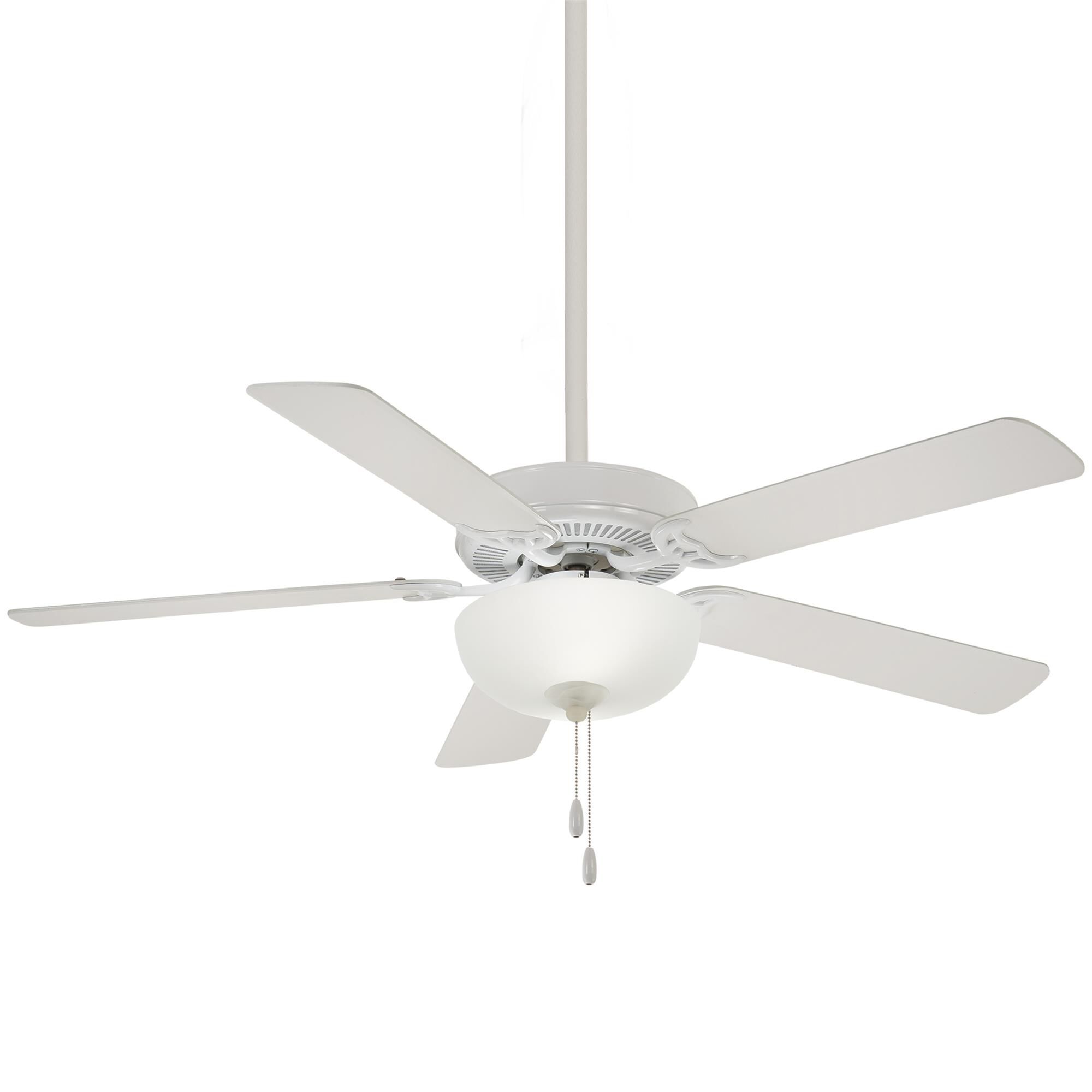 Minka Aire Contractor 52 Inch Ceiling Fan with Light Kit - F448L-WH
