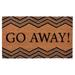 Printed Coir Door Mat 18" x 30" by Achim Home Décor in Multi