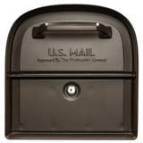 Architectural Mailboxes Oasis 360 Locking Post Mounted Mailbox Steel in Brown | 11.5 H x 11.3 W x 19.96 D in | Wayfair 6300RZ