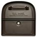 Architectural Mailboxes Oasis 360 Locking Post Mounted Mailbox Steel in Brown, Size 11.5 H x 11.3 W x 19.96 D in | Wayfair 6300RZ