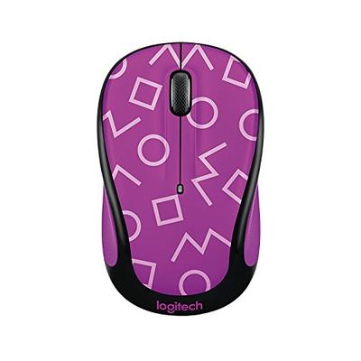 Logitech Play Collection M325c Wireless Mouse, Geo Purple, 910-004742