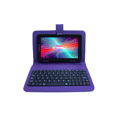 LINSAY 7" 8GB Android 8.1 HD Quad Core Tablet w/ Keyboard Case New 8GB Purple 7 Inches (F7XHDBKPURPL