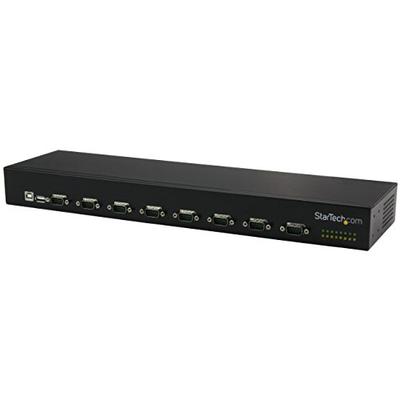 StarTech.com USB to Serial Hub - 8 Port - COM Port Retention - Rack Mount and Daisy Chainable - FTDI