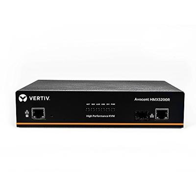 Vertiv Avocent HMX RX 5200R High Performance KVM Receiver, 2-DVI-D/1-USB/1-Audio SFP (HMX5200R-001)