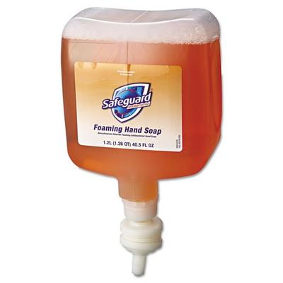 Safeguard PGC47435 Antibacterial Foam Hand Soap, Pleasant Scent, 1200ml Bottle, 4/carton
