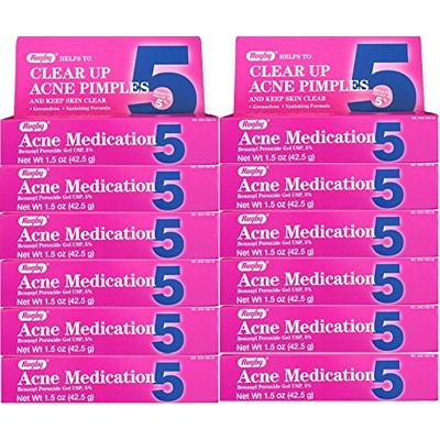 Benzoyl Peroxide 5 % Generic for Oxy Balance Acne Medication Gel for Treatment and Prevention of Acn