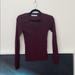 Zara Sweaters | Beautiful Wine Red Zara Knit Sweater. Size S | Color: Brown/Red | Size: S