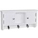 Tidyard Wall Cabinet for Keys and Jewelery with Doors and Hooks