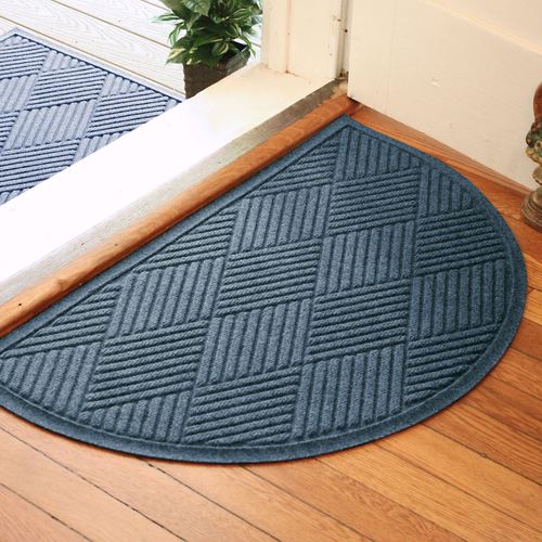 Diamonds Slice Mat 39 x 24, 39 x 24, Navy