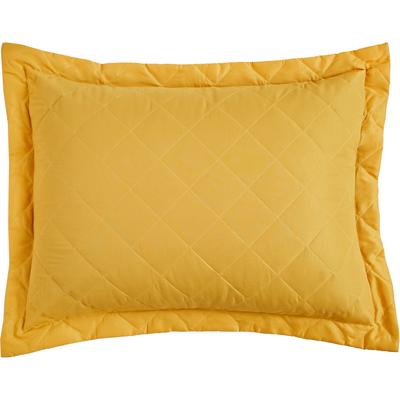 BH Studio Reversible Quilted Sham by BH Studio in Gold Maize (Size STAND) Pillow