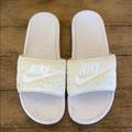 Nike Shoes | Benassi Jdi Po Qs Slide In Size 11 | Color: White | Size: 11