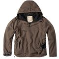 Surplus Raw Vintage Men's Windbreaker Outdoor Jacket, brown, 4XL