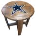 Imperial Dallas Cowboys Oak Barrel Table