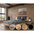 Massivholz »Dolce Vita II« Wildeiche Bett 200x200 cm / Wildeiche natur / ohne Kissen