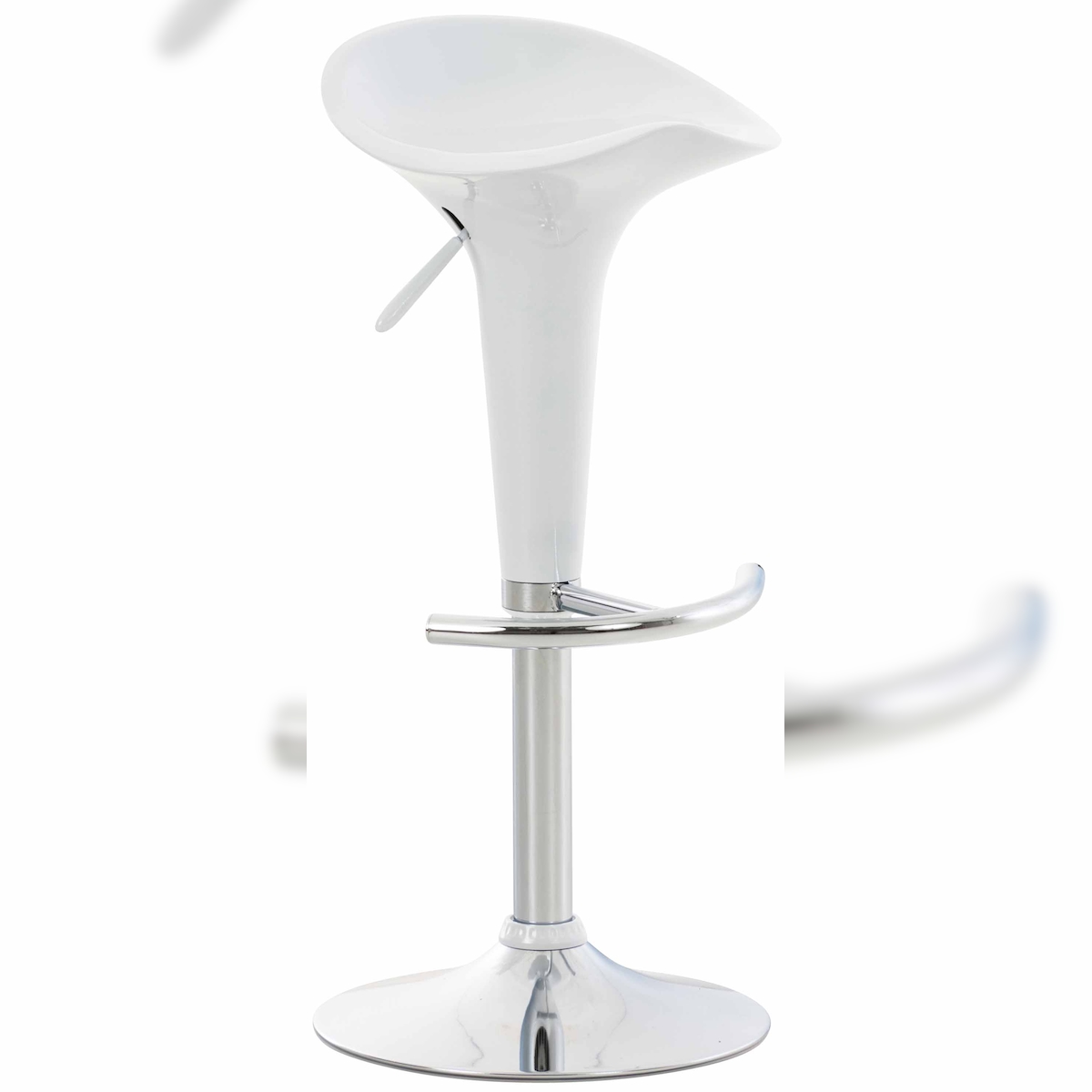 CLP Barhocker Saddle weiß Image