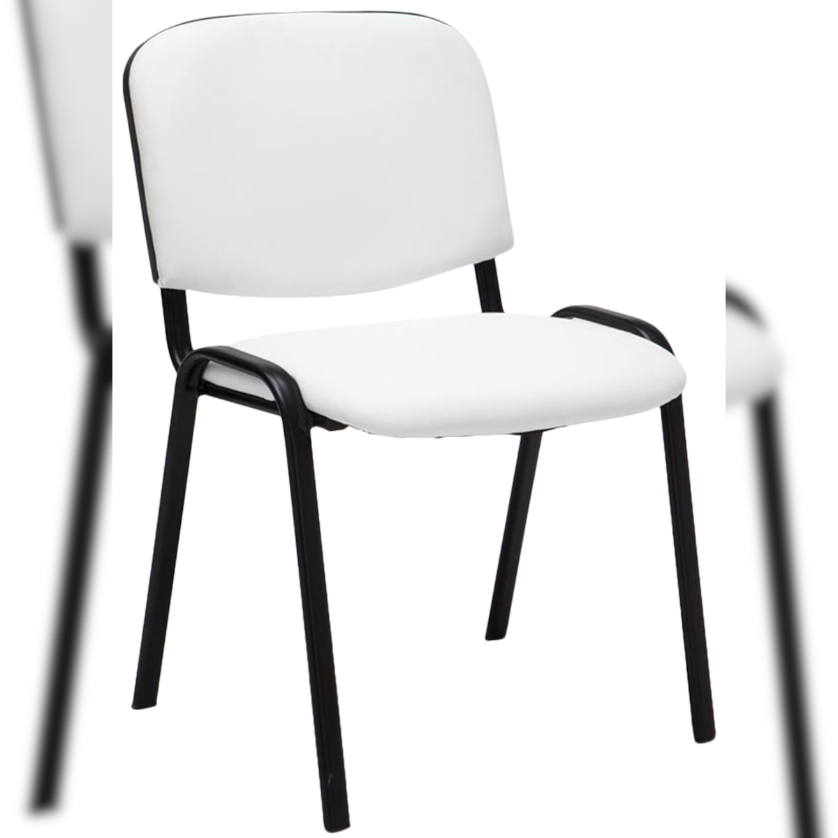 CLP Stapelstuhl Ken Kunstleder weiß Image