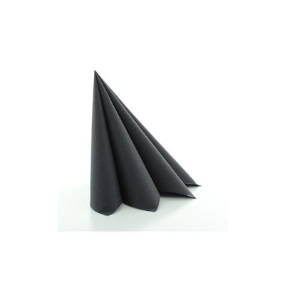 Sovie HORECA Serviette Schwarz aus Linclass® Airlaid 40 x 40 cm, 5x50 Stück