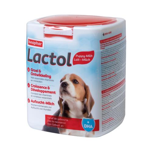 3 x 500 g beaphar Lactol Aufzuchtmilch für Hunde Alleinfuttermittel Hund