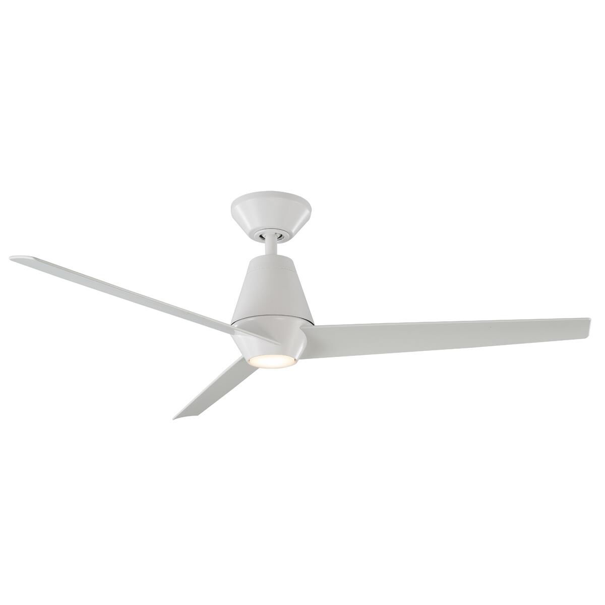 Modern Forms Slim Outdoor Rated 52 Inch Ceiling Fan with Light Kit - FR-W2003-52L-35-MW