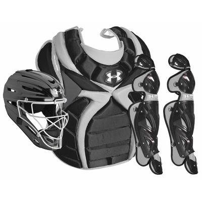 Under Armour Senior Victory Series Women's Faspitch Catcher's Gear Kit - Senior 12-16 Black