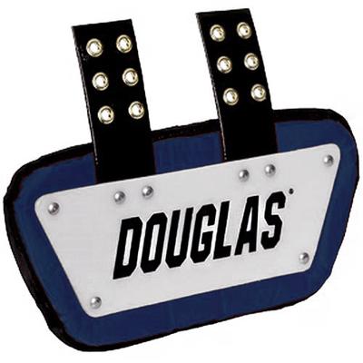 Douglas Custom Pro CP Series Removable Football Back Plate - 6 Inch White/Navy